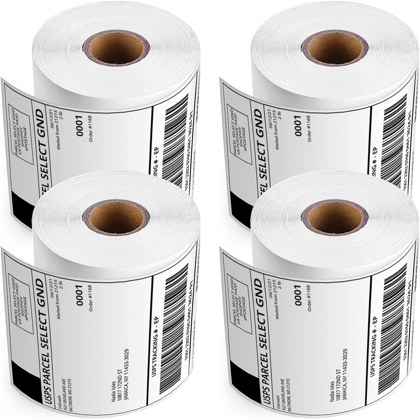 Tem nhãn cuộn 50x30mm decal giấy - ảnh 3